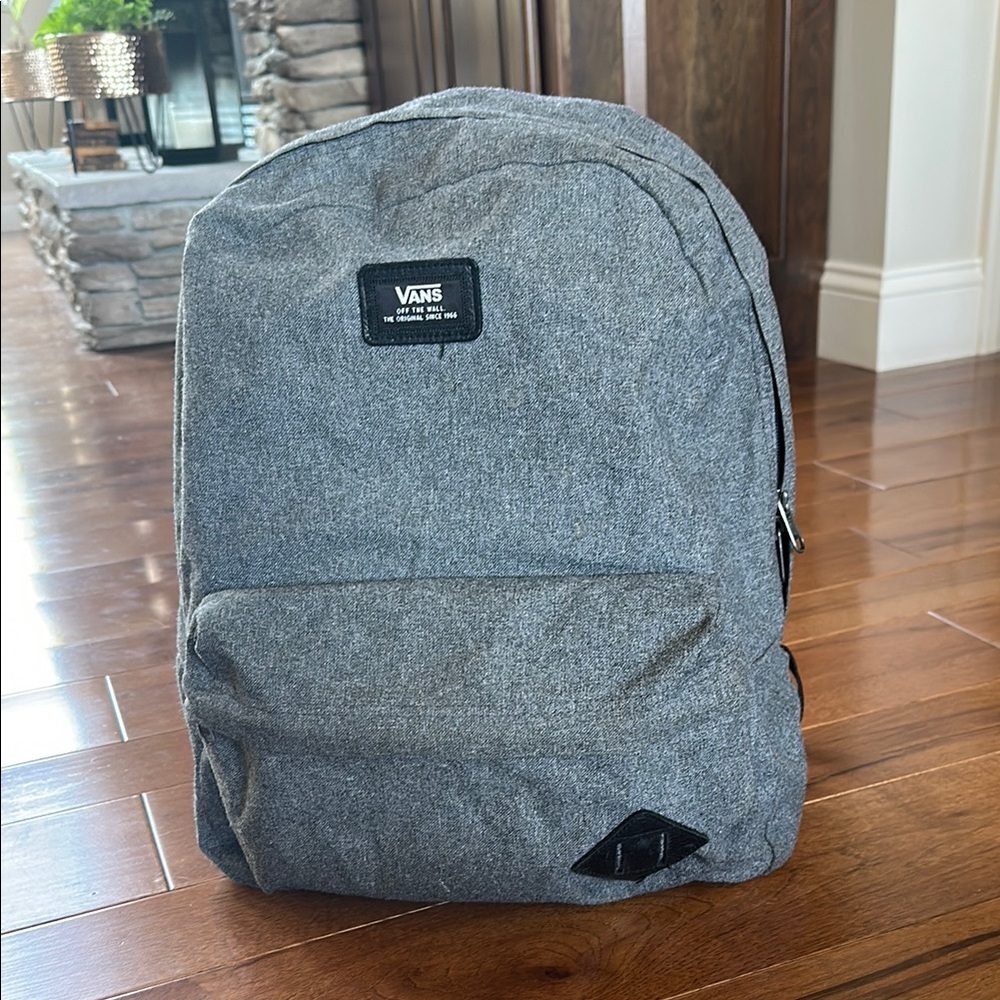 Vans Gray Backpack Modern Design